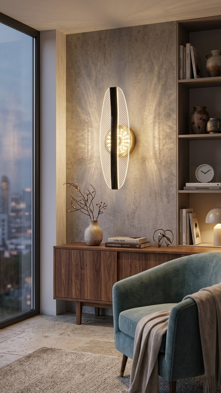 Oval LED used in a home