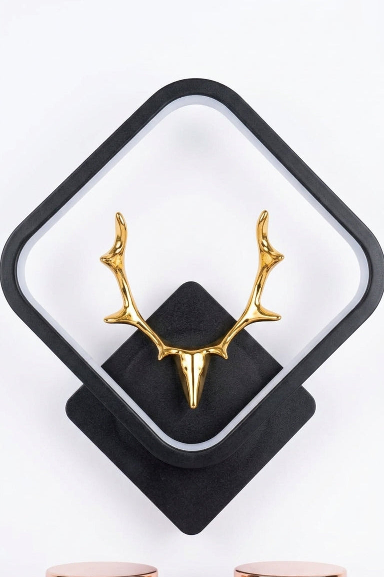 Black Deer Wall Light LED SHowcase